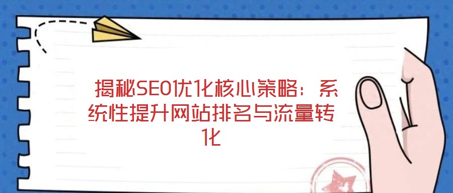  揭秘SEO優(yōu)化核心策略：系統(tǒng)性提升網(wǎng)站排名與流量轉化