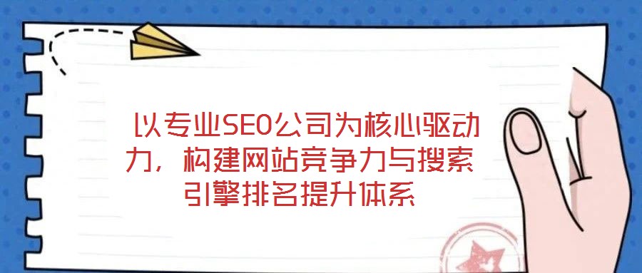  以專業(yè)SEO公司為核心驅動力，構建網(wǎng)站競爭力與搜索引擎排名提升體系