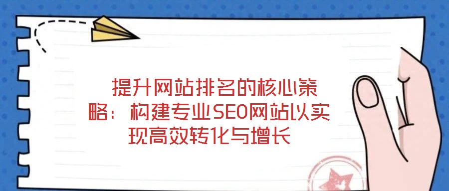  提升網(wǎng)站排名的核心策略：構建專業(yè)SEO網(wǎng)站以實現(xiàn)高效轉(zhuǎn)化與增長