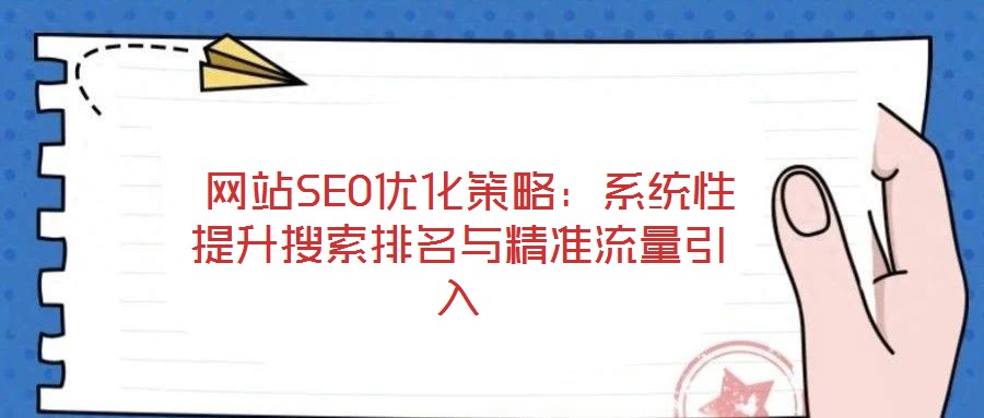  網(wǎng)站SEO優(yōu)化策略：系統(tǒng)性提升搜索排名與精準流量引入