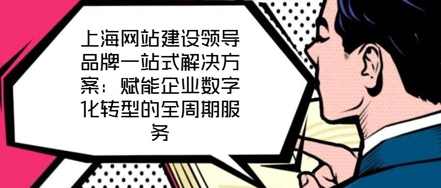 上海網(wǎng)站建設(shè)領(lǐng)導(dǎo)品牌一站式解決方案：賦能企業(yè)數(shù)字化轉(zhuǎn)型的全周期服務(wù)