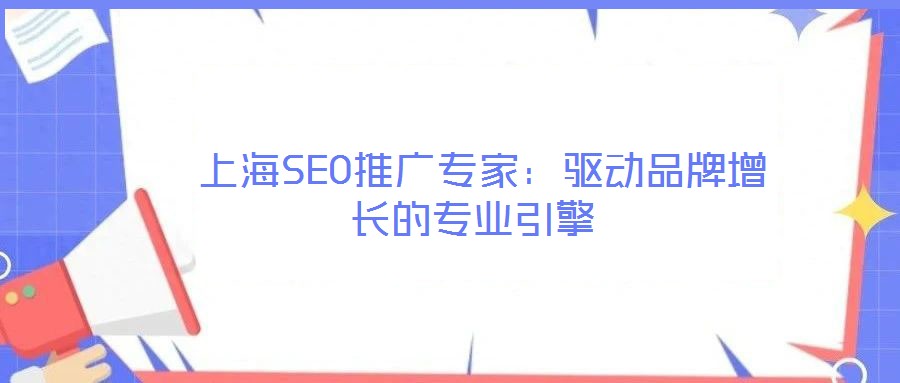  上海SEO推廣專家：驅(qū)動(dòng)品牌增長的專業(yè)引擎