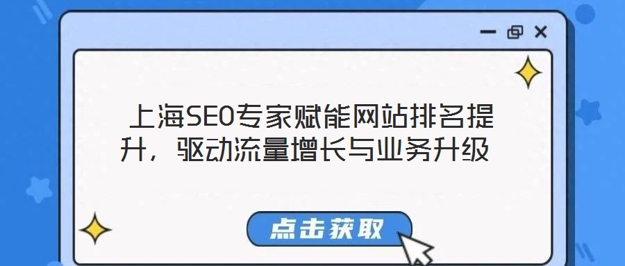  上海SEO專家賦能網(wǎng)站排名提升，驅(qū)動流量增長與業(yè)務(wù)升級