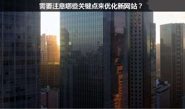 需要注意哪些關(guān)鍵點(diǎn)來(lái)優(yōu)化新網(wǎng)站？